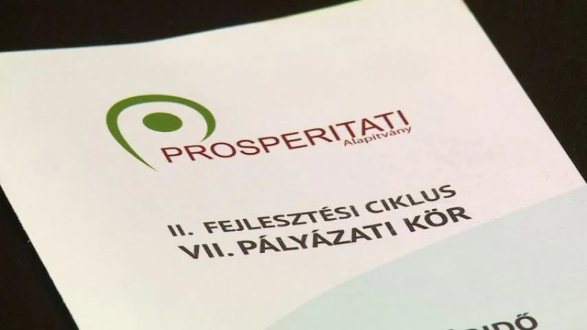 Mától lehet jelentkezni a Prosperitati pályázataira