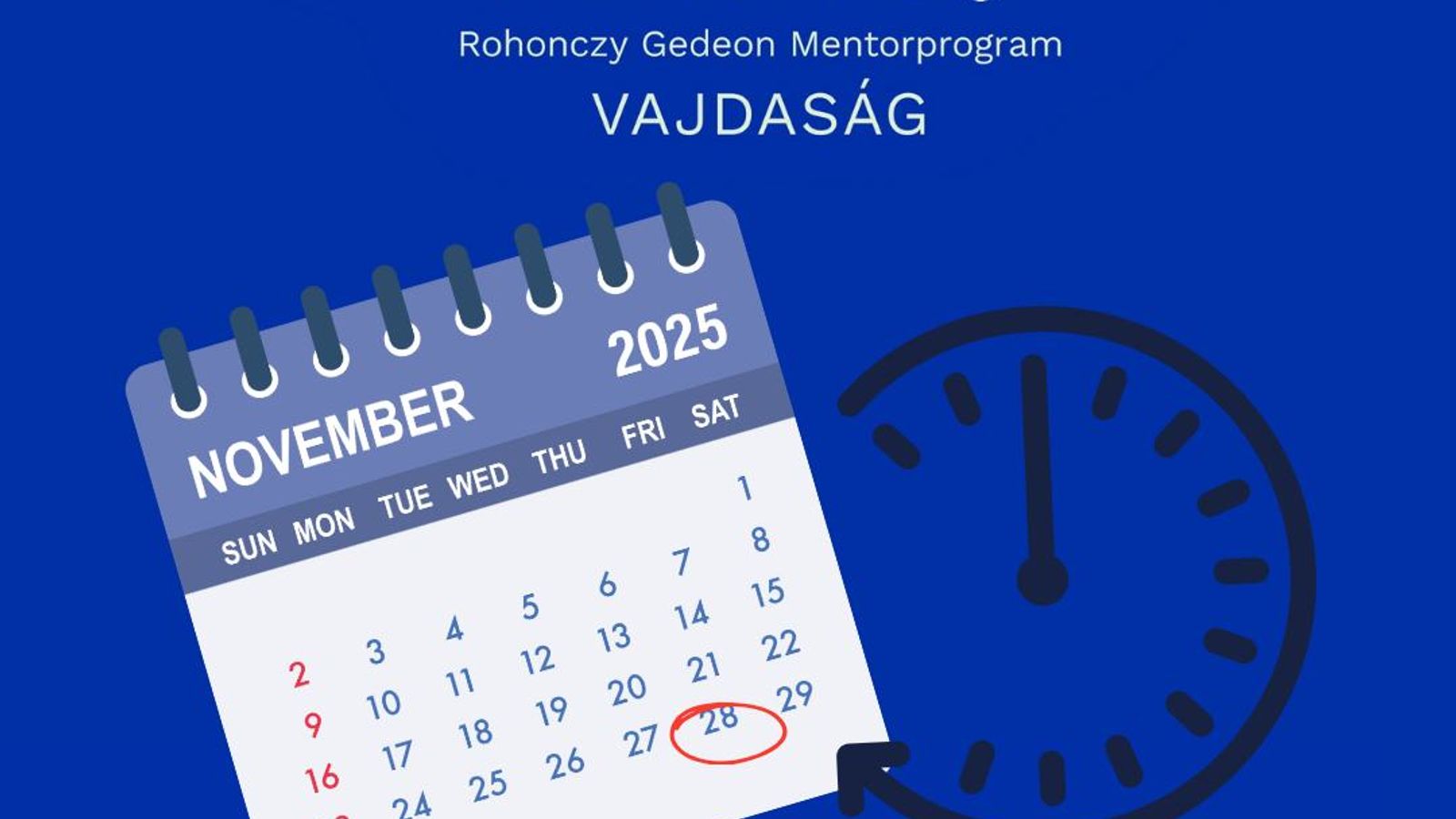Ma éjfélkor zárul a jelentkezés a Vajdasági Rohonczy Gedeon Mentorprogramra!
