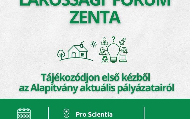 Várunk minden érdeklődőt holnap, december 19-én, Zentán!