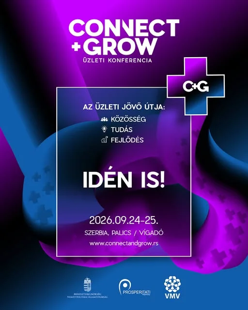 CONNECT+GROW 2026 – IMMÁR NEGYEDIK ALKALOMMAL!
