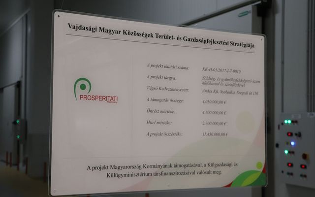 Átadták az Andex Kft  üzemét Palicson (videó)
