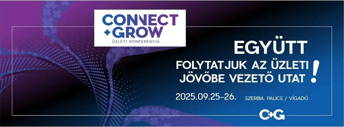 Szeptemberben rendezik meg a Connect+Grow üzleti konferenciát Palicson
